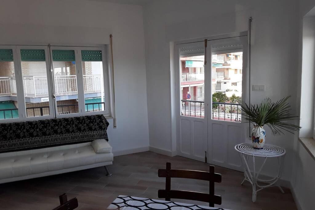 Piso en primera línea con wifi y vistas al mar Lo Pagán Exterior foto