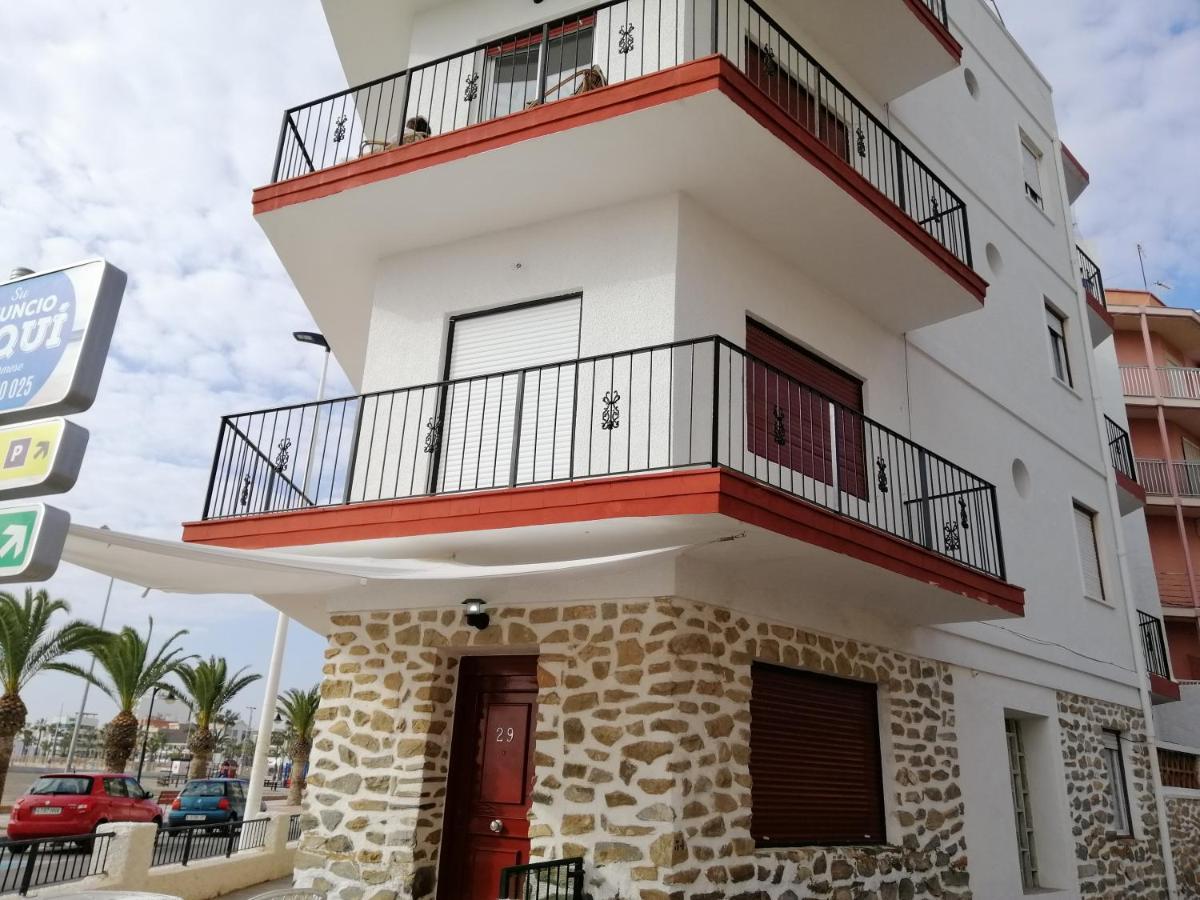 Piso en primera línea con wifi y vistas al mar Lo Pagán Exterior foto